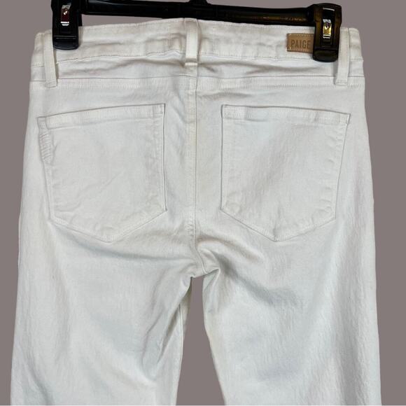 PAIGE Skyline Ankle Peg Mid-rise Jeans in White Size 27 = 4 U.S. - Picture 8 of 11